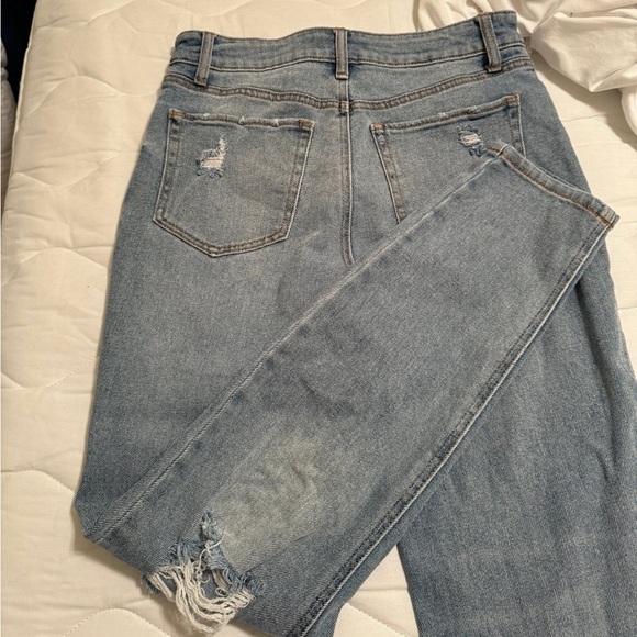 Tinsel Straight Ankle High Waist Mom Jeans- Size 27 - Picture 7 of 7
